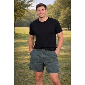 Chubbies Green Camo Shorts Elastic Waist Casual Stretch Men's Size XL